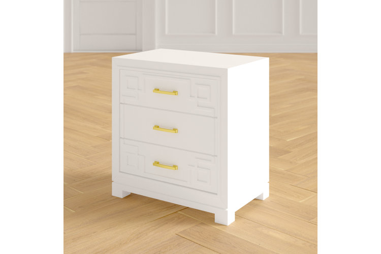 Bindera 3 drawer deals nightstand